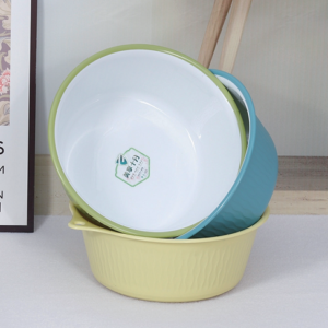 Hook style two-color basin